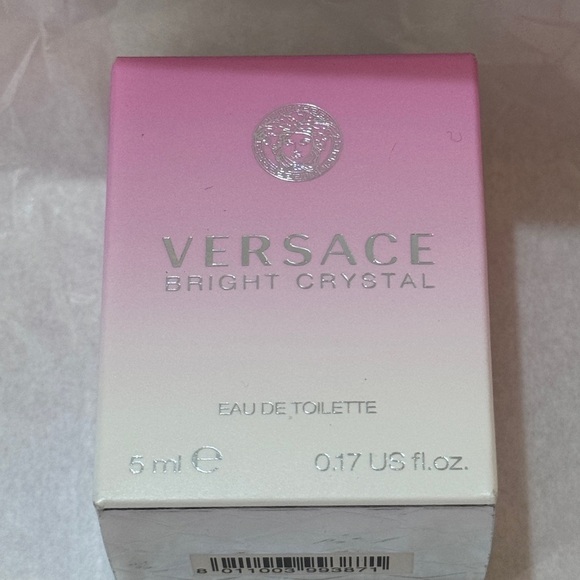Versace Bright Crystal Mini Travel Perfume EDP 5ml .17oz NIB - Picture 3 of 4